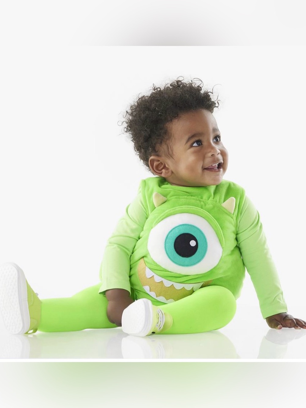 Pottery Barn Kids Monsters Inc. Baby Mike Wazowski Halloween costume NWT 12-24